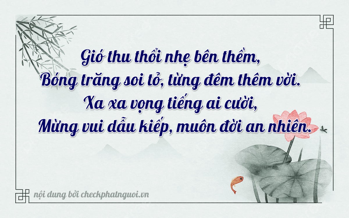 Bài thơ ý nghĩa cho <b>biển số 30K-64021</b> tại website checkphatnguoi.vn