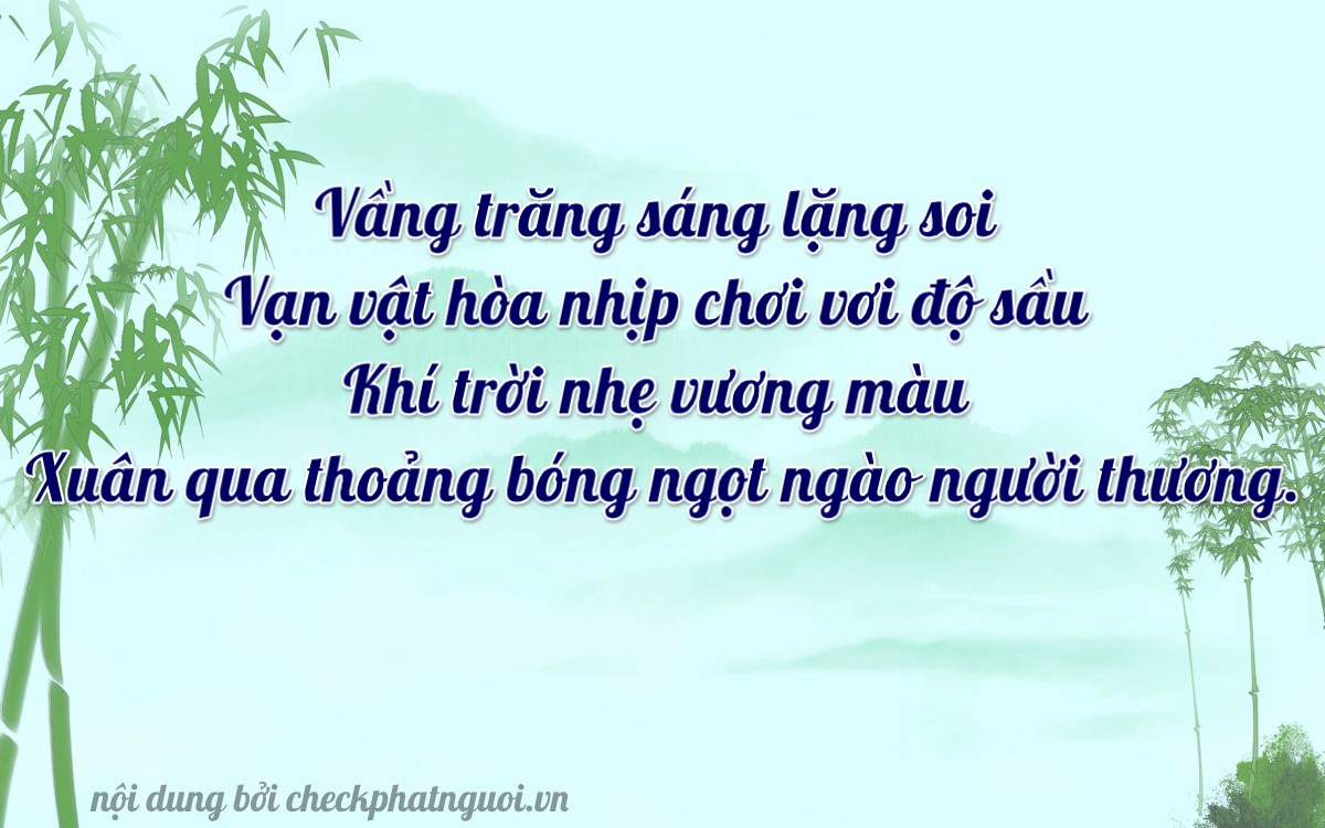 Bài thơ ý nghĩa cho <b>biển số 30K-67687</b> tại website checkphatnguoi.vn