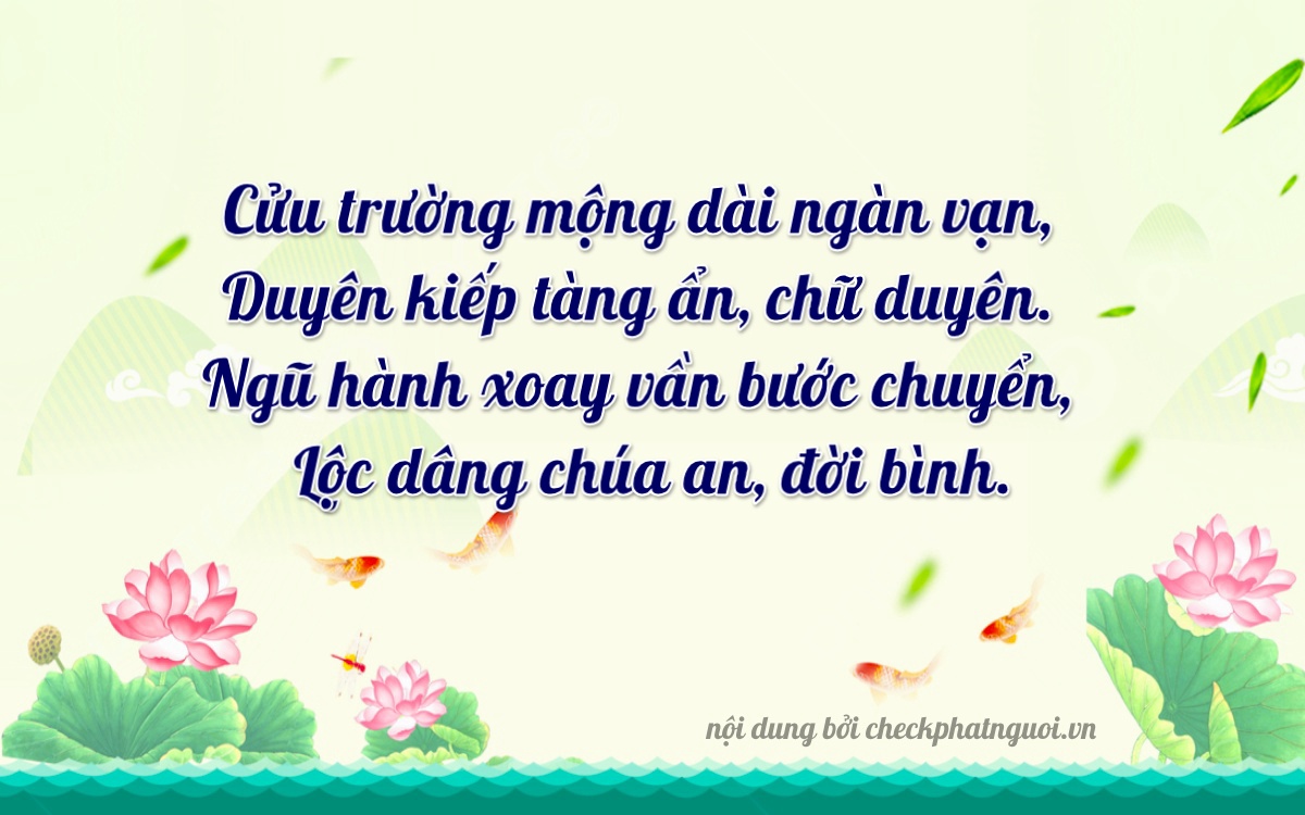 Bài thơ ý nghĩa cho <b>biển số 30K-69565</b> tại website checkphatnguoi.vn