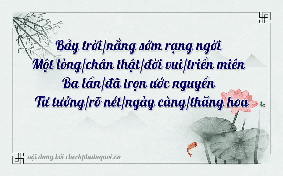 Bài thơ ý nghĩa cho <b>biển số 30K-71314</b> tại website checkphatnguoi.vn