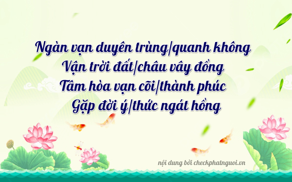 Bài thơ ý nghĩa cho <b>biển số 30K-86948</b> tại website checkphatnguoi.vn