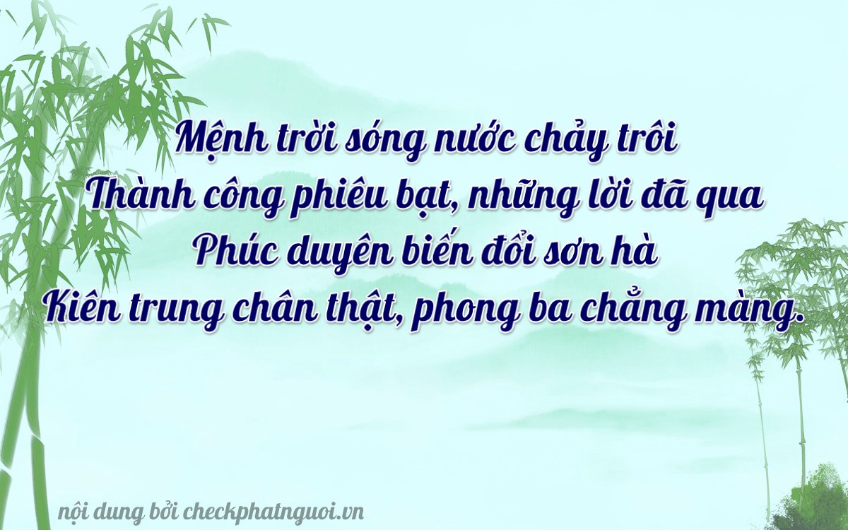 Bài thơ ý nghĩa cho <b>biển số 30K-88195</b> tại website checkphatnguoi.vn