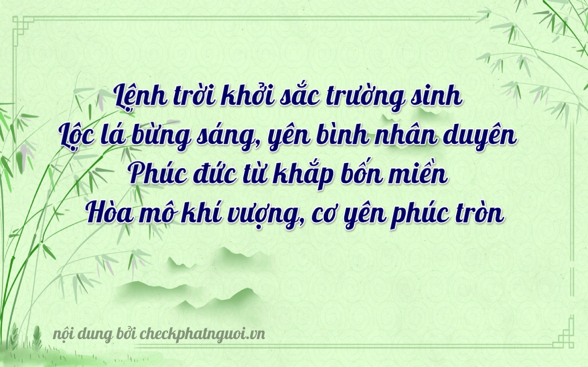 Bài thơ ý nghĩa cho <b>biển số 30K-92261</b> tại website checkphatnguoi.vn