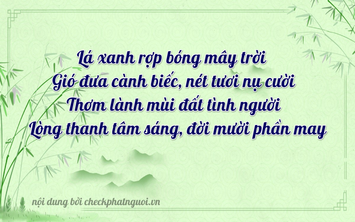 Bài thơ ý nghĩa cho <b>biển số 30K-99199</b> tại website checkphatnguoi.vn