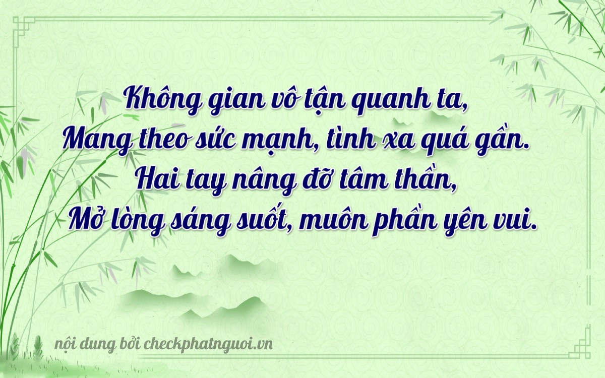 Bài thơ ý nghĩa cho <b>biển số 30L-05337</b> tại website checkphatnguoi.vn