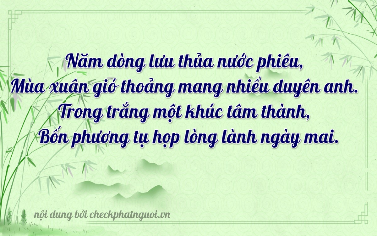 Bài thơ ý nghĩa cho <b>biển số 30L-05924</b> tại website checkphatnguoi.vn