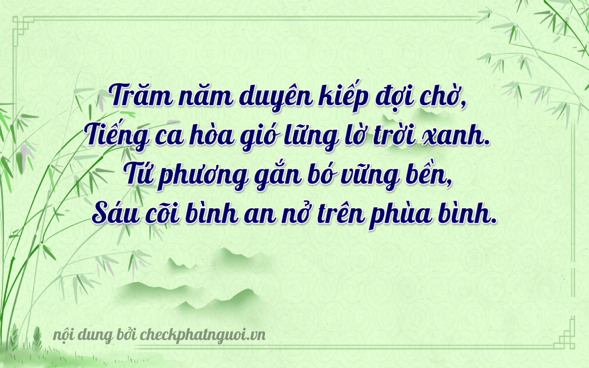 Bài thơ ý nghĩa cho <b>biển số 30L-10036</b> tại website checkphatnguoi.vn