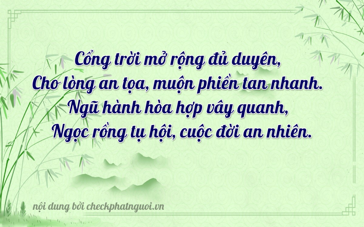 Bài thơ ý nghĩa cho <b>biển số 30L-15920</b> tại website checkphatnguoi.vn