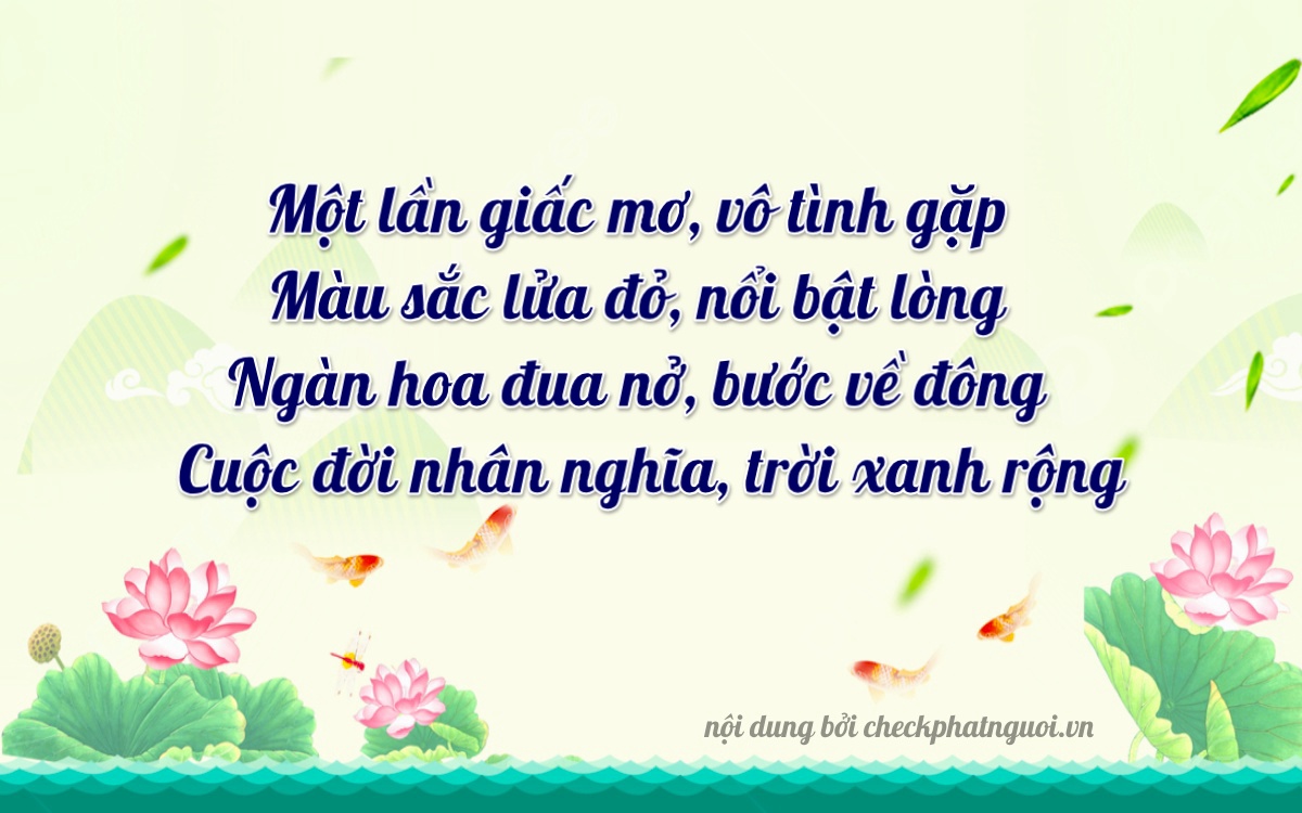 Bài thơ ý nghĩa cho <b>biển số 30L-16644</b> tại website checkphatnguoi.vn