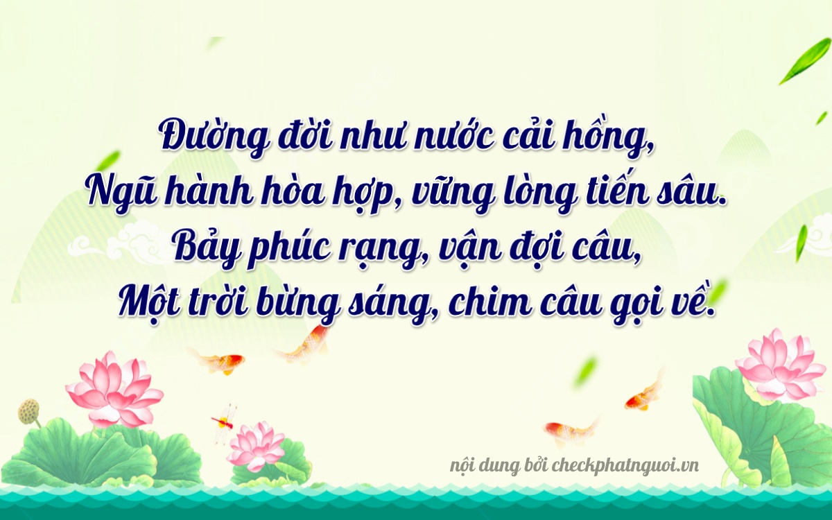 Bài thơ ý nghĩa cho <b>biển số 30L-17221</b> tại website checkphatnguoi.vn