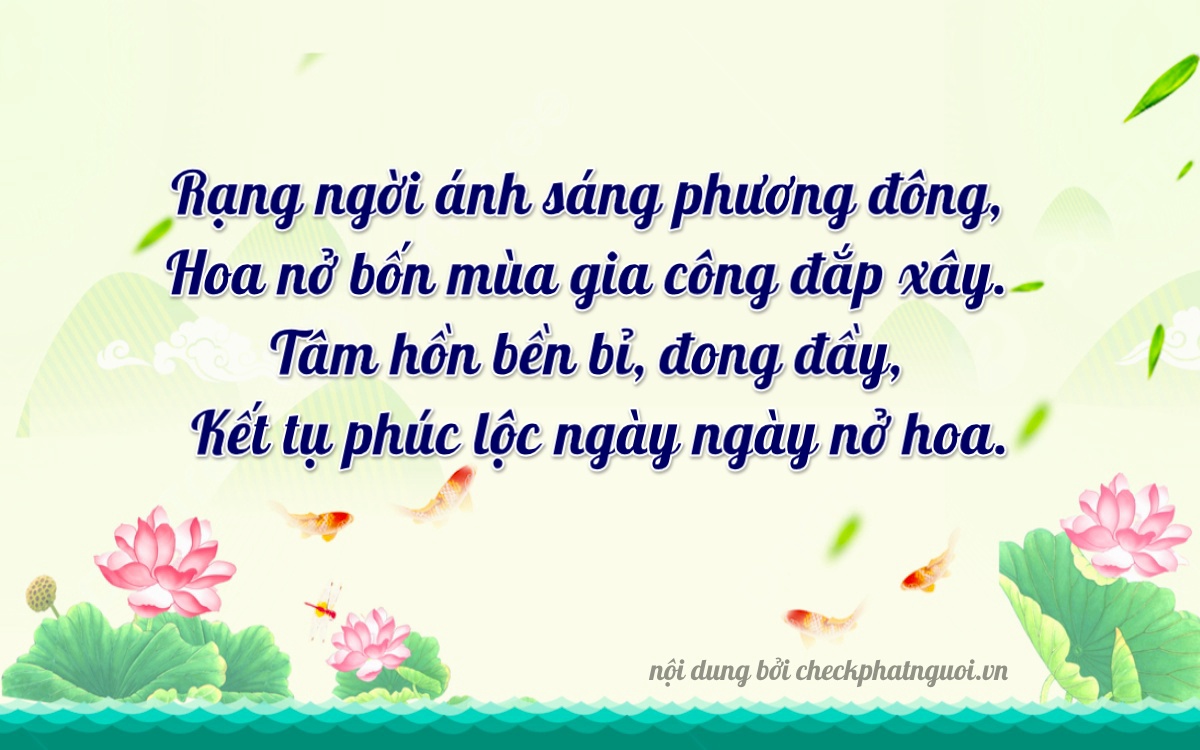 Bài thơ ý nghĩa cho <b>biển số 30L-20408</b> tại website checkphatnguoi.vn