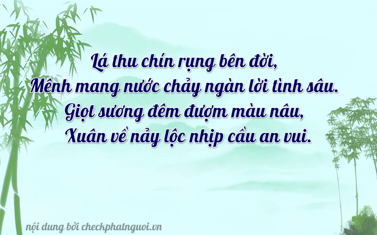 Bài thơ ý nghĩa cho <b>biển số 30L-35448</b> tại website checkphatnguoi.vn