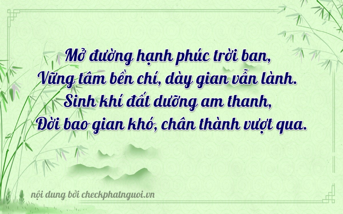 Bài thơ ý nghĩa cho <b>biển số 30L-39315</b> tại website checkphatnguoi.vn