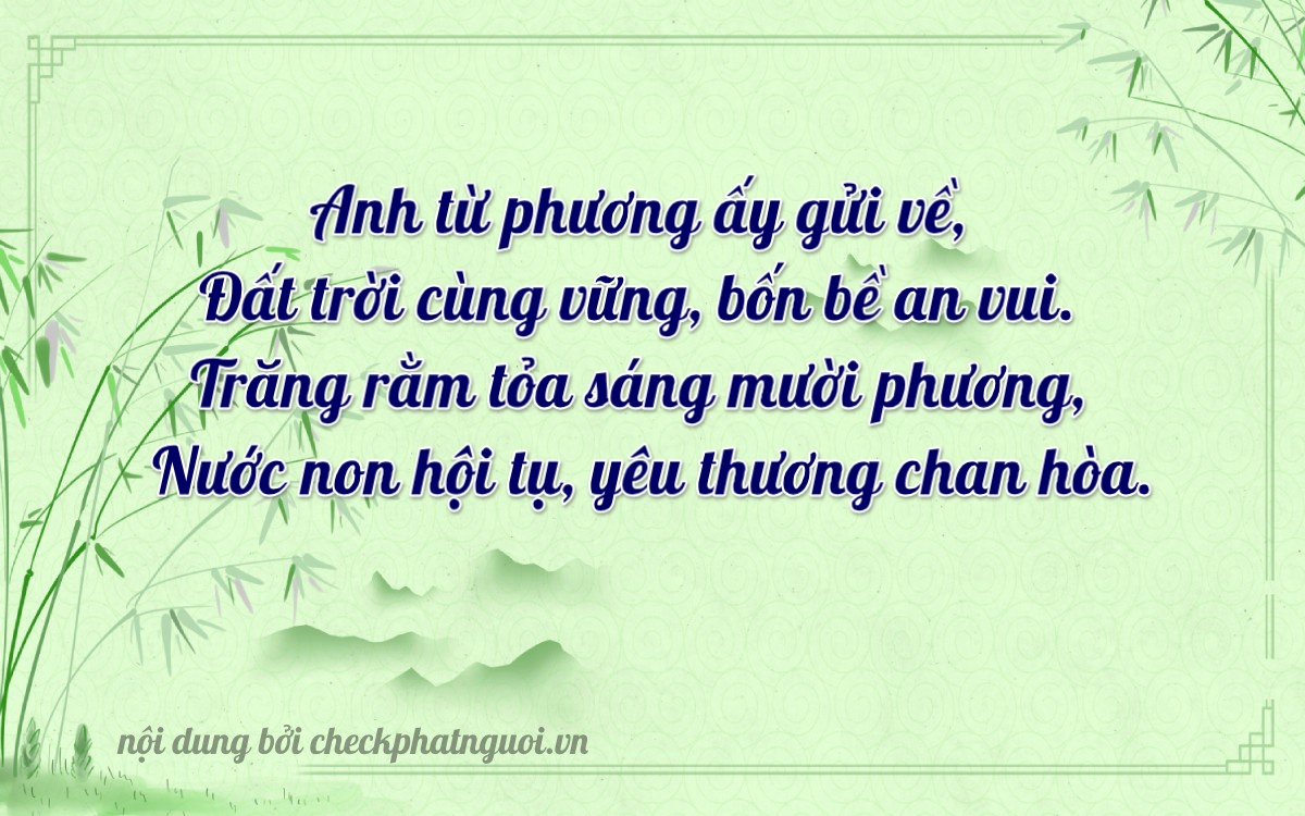 Bài thơ ý nghĩa cho <b>biển số 30L-40053</b> tại website checkphatnguoi.vn