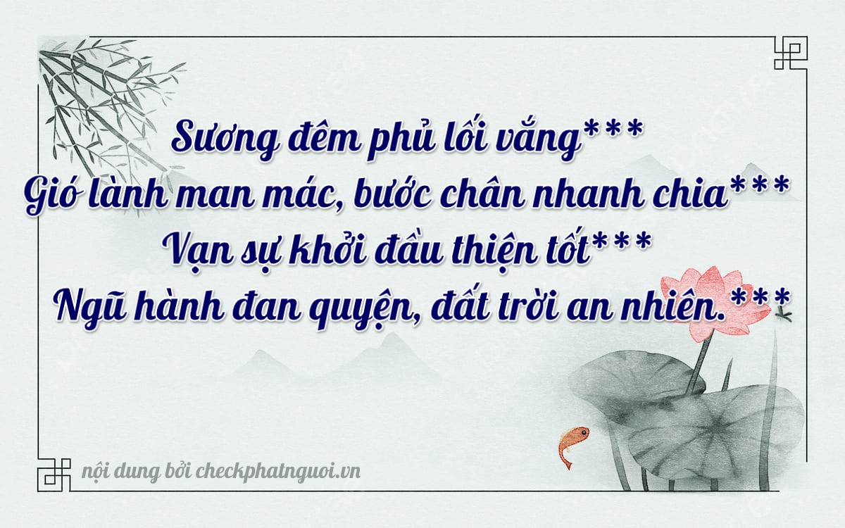 Bài thơ ý nghĩa cho <b>biển số 30L-40076</b> tại website checkphatnguoi.vn