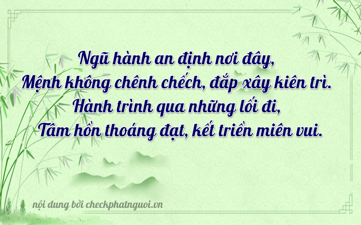 Bài thơ ý nghĩa cho <b>biển số 30L-50325</b> tại website checkphatnguoi.vn