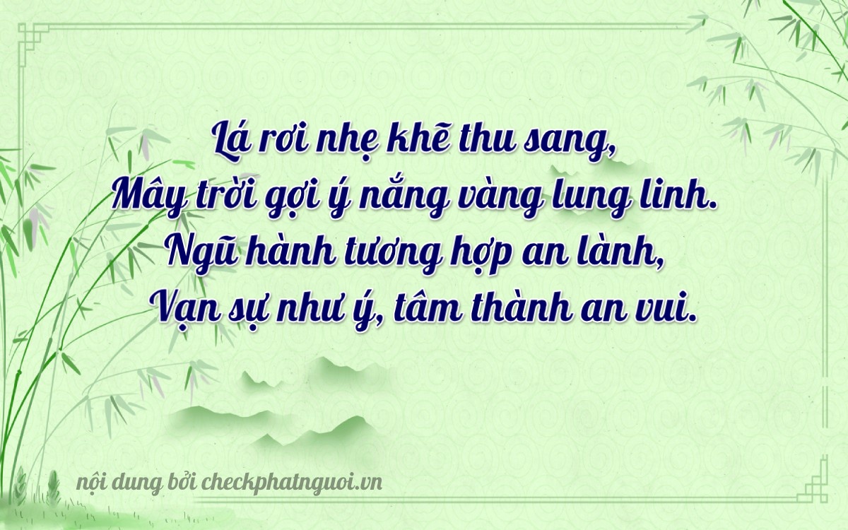 Bài thơ ý nghĩa cho <b>biển số 30L-55950</b> tại website checkphatnguoi.vn