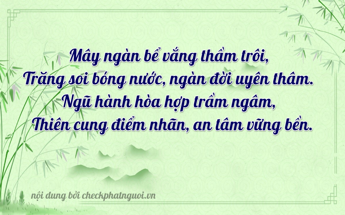 Bài thơ ý nghĩa cho <b>biển số 30L-56683</b> tại website checkphatnguoi.vn