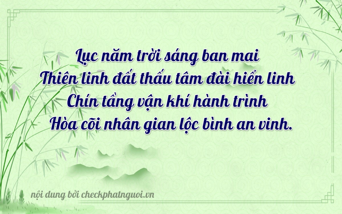 Bài thơ ý nghĩa cho <b>biển số 30L-63692</b> tại website checkphatnguoi.vn
