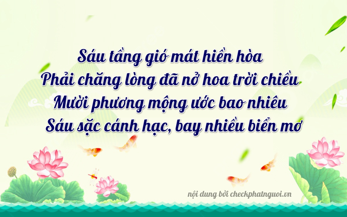 Bài thơ ý nghĩa cho <b>biển số 30L-64516</b> tại website checkphatnguoi.vn