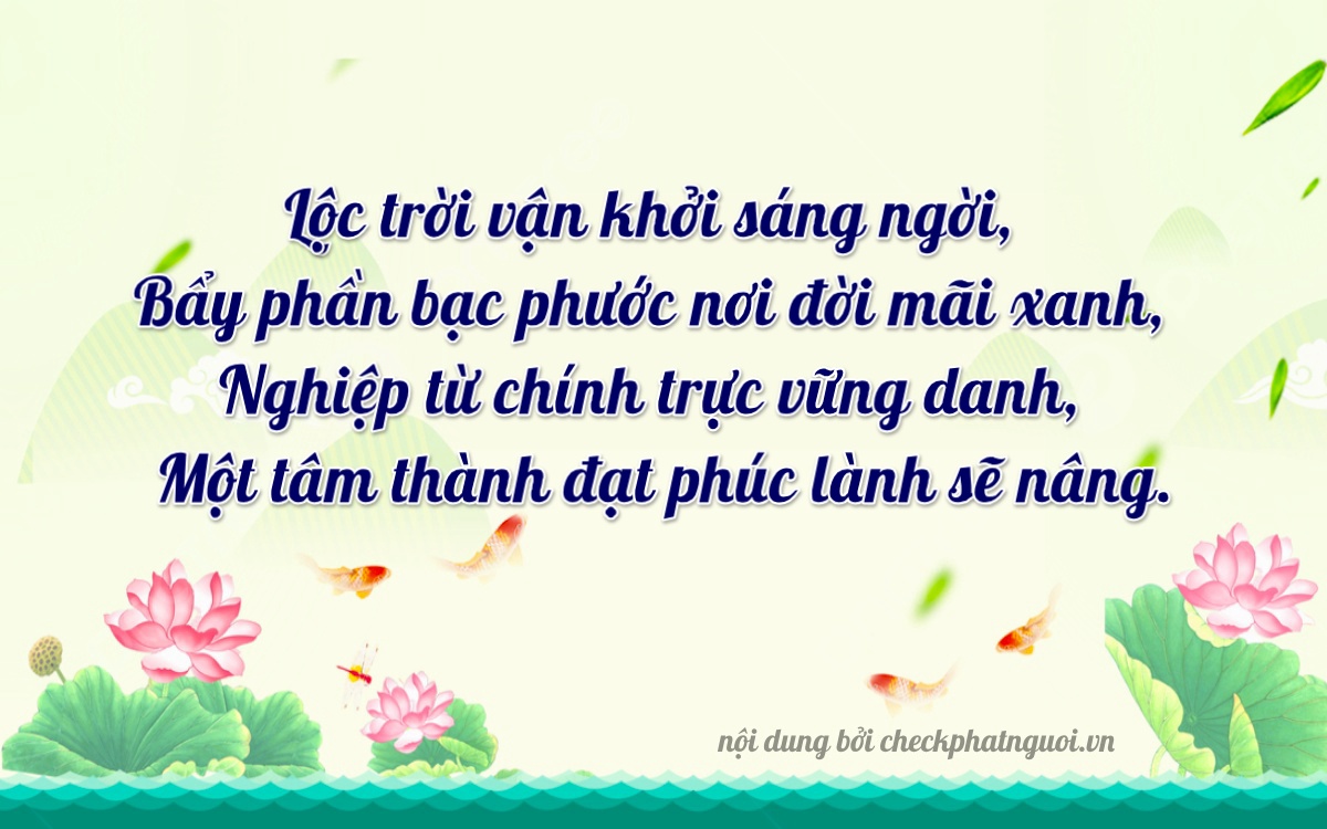 Bài thơ ý nghĩa cho <b>biển số 30L-67291</b> tại website checkphatnguoi.vn