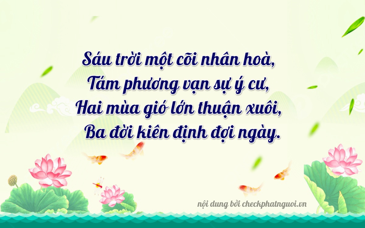 Bài thơ ý nghĩa cho <b>biển số 30L-68283</b> tại website checkphatnguoi.vn