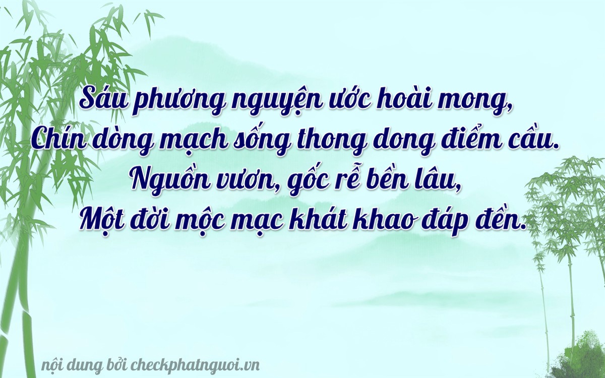 Bài thơ ý nghĩa cho <b>biển số 30L-69960</b> tại website checkphatnguoi.vn