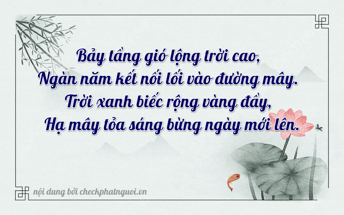 Bài thơ ý nghĩa cho <b>biển số 30L-70072</b> tại website checkphatnguoi.vn