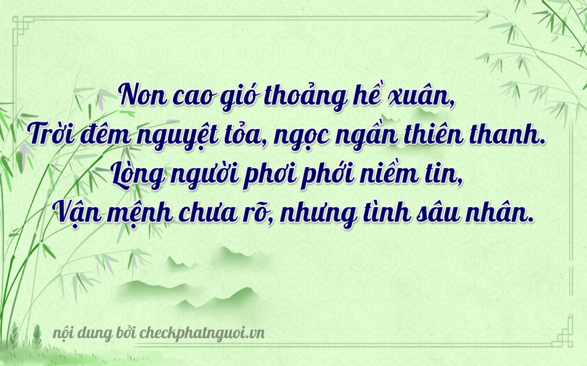 Bài thơ ý nghĩa cho <b>biển số 30L-75338</b> tại website checkphatnguoi.vn