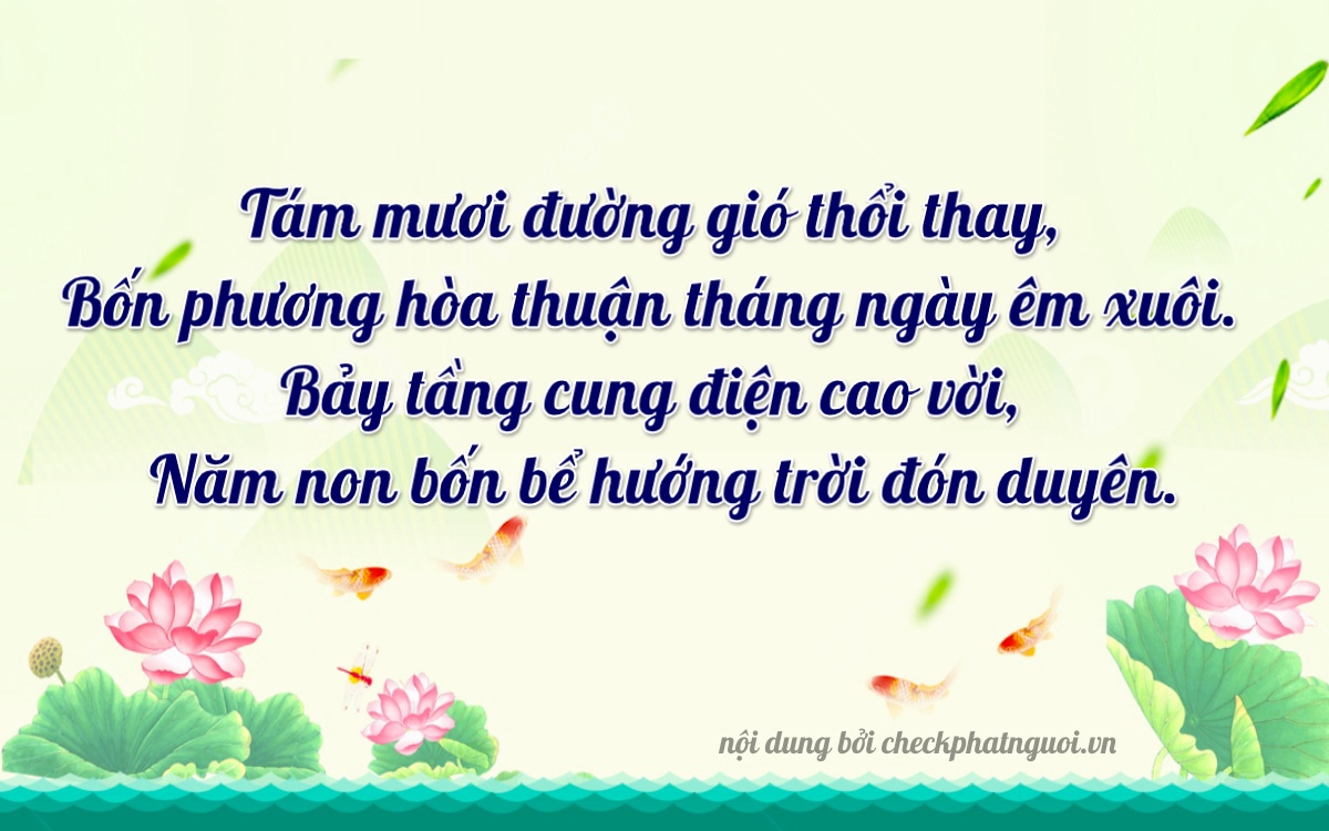Bài thơ ý nghĩa cho <b>biển số 30L-84754</b> tại website checkphatnguoi.vn