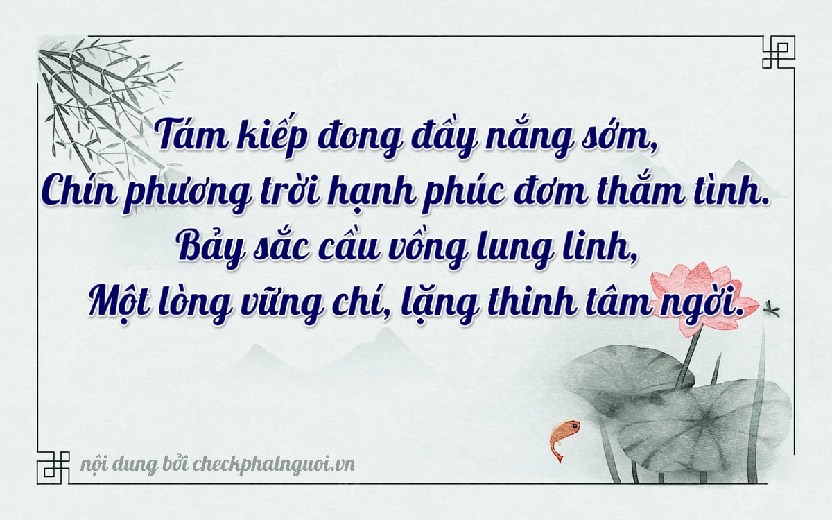 Bài thơ ý nghĩa cho <b>biển số 30L-89715</b> tại website checkphatnguoi.vn