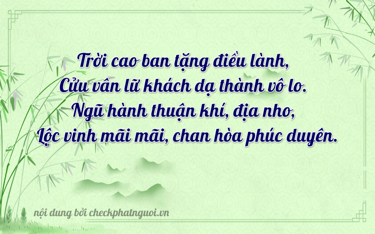 Bài thơ ý nghĩa cho <b>biển số 30L-92996</b> tại website checkphatnguoi.vn