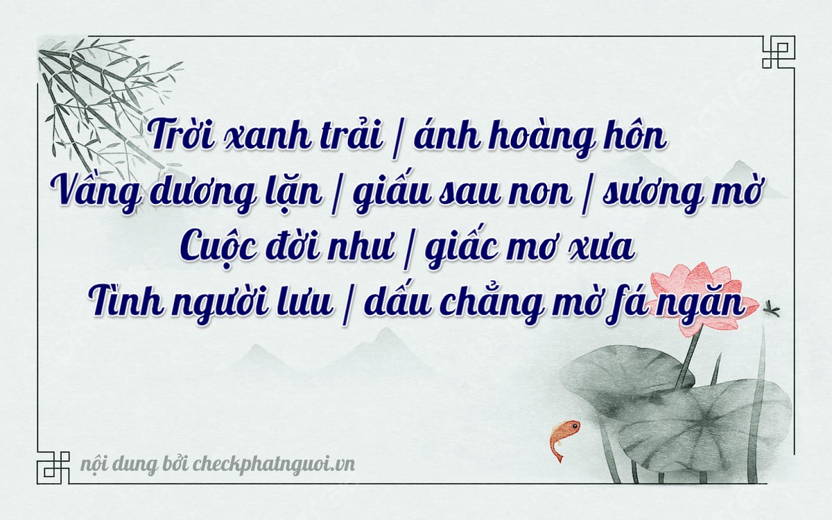 Bài thơ ý nghĩa cho <b>biển số 30L-98528</b> tại website checkphatnguoi.vn