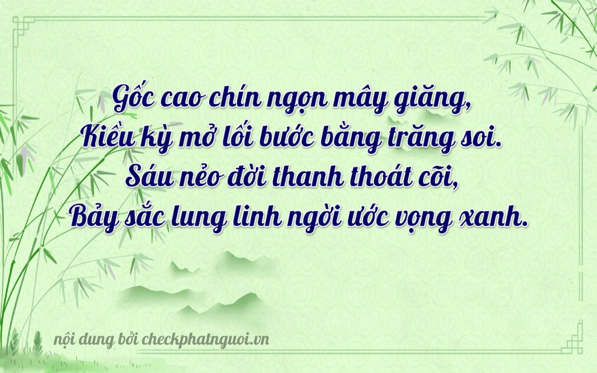 Bài thơ ý nghĩa cho <b>biển số 30L-99678</b> tại website checkphatnguoi.vn