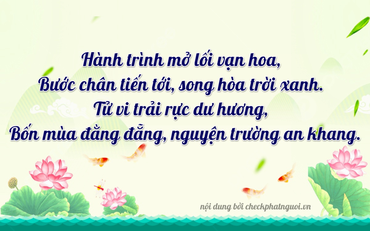Bài thơ ý nghĩa cho <b>biển số 30M-03749</b> tại website checkphatnguoi.vn