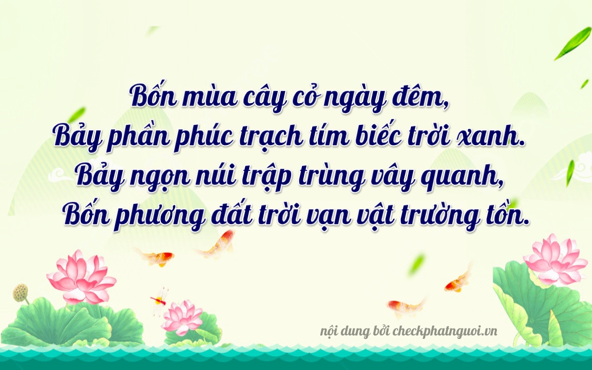 Bài thơ ý nghĩa cho <b>biển số 30M-04774</b> tại website checkphatnguoi.vn