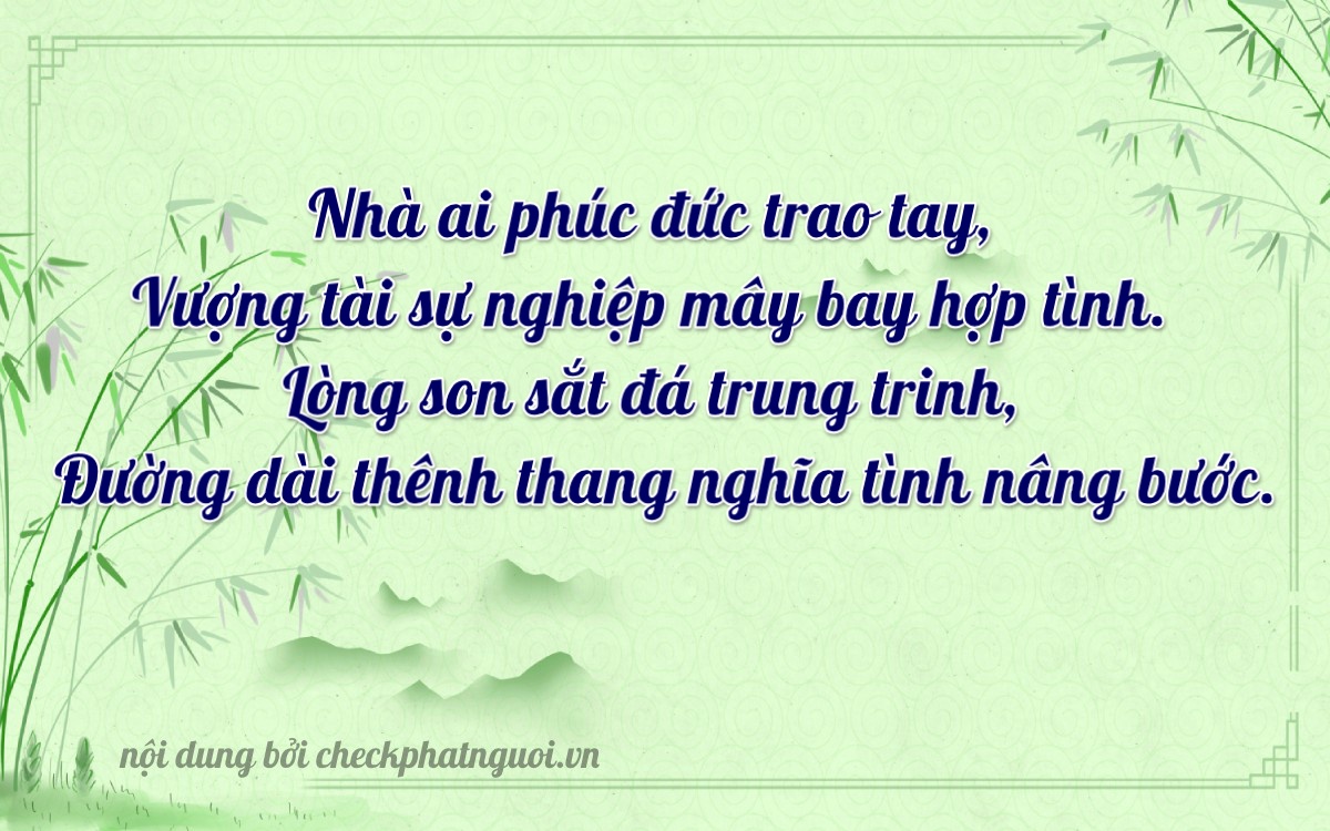 Bài thơ ý nghĩa cho <b>biển số 30M-06224</b> tại website checkphatnguoi.vn