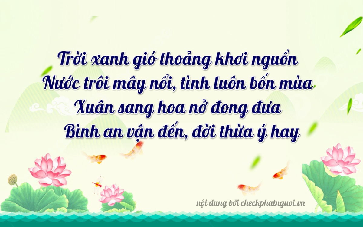 Bài thơ ý nghĩa cho <b>biển số 30M-09716</b> tại website checkphatnguoi.vn