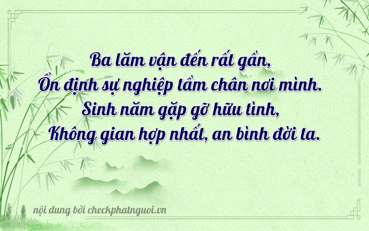 Bài thơ ý nghĩa cho <b>biển số 30M-30560</b> tại website checkphatnguoi.vn