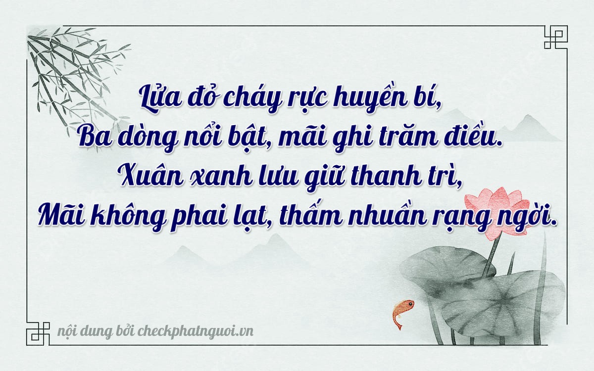 Bài thơ ý nghĩa cho <b>biển số 30M-31070</b> tại website checkphatnguoi.vn