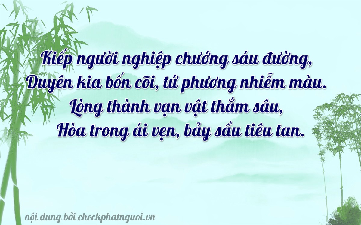 Bài thơ ý nghĩa cho <b>biển số 30M-45287</b> tại website checkphatnguoi.vn