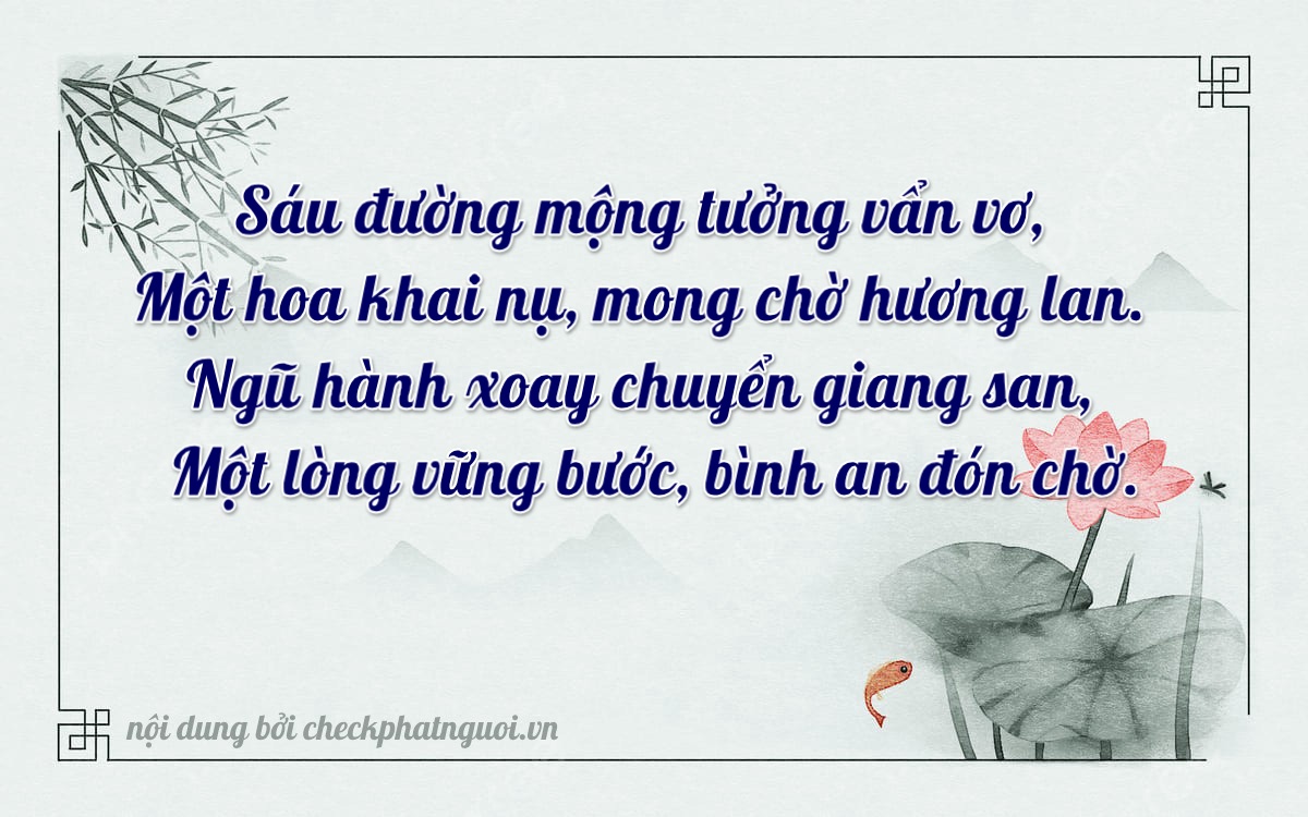 Bài thơ ý nghĩa cho <b>biển số 30M-61191</b> tại website checkphatnguoi.vn
