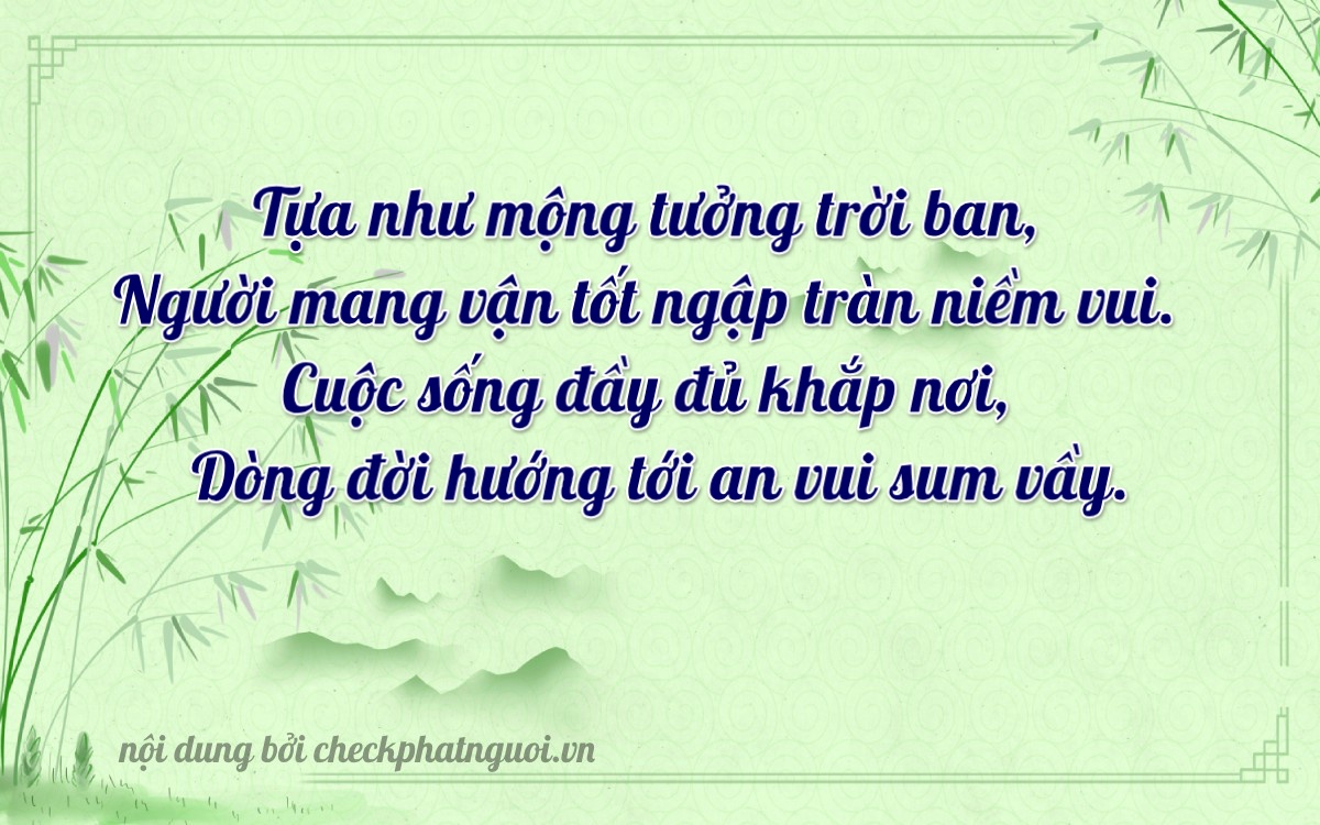 Bài thơ ý nghĩa cho <b>biển số 30M-61928</b> tại website checkphatnguoi.vn