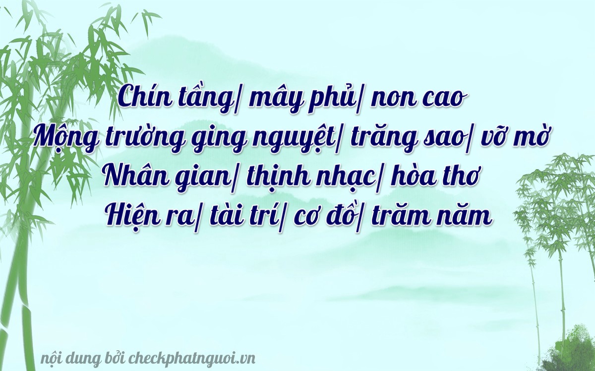Bài thơ ý nghĩa cho <b>biển số 30M-91990</b> tại website checkphatnguoi.vn