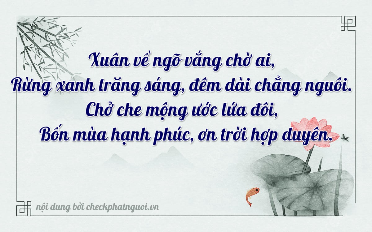 Bài thơ ý nghĩa cho <b>biển số 30N-49334</b> tại website checkphatnguoi.vn