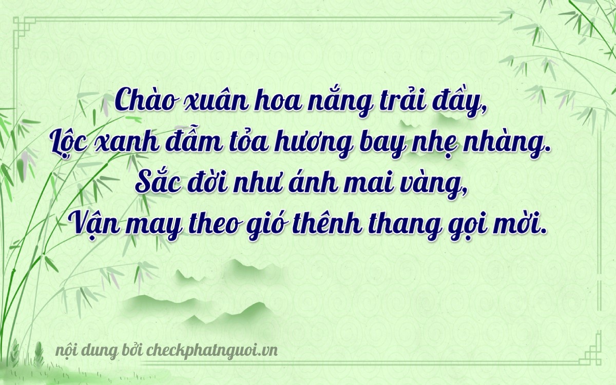 Bài thơ ý nghĩa cho <b>biển số 30Z-0646</b> tại website checkphatnguoi.vn