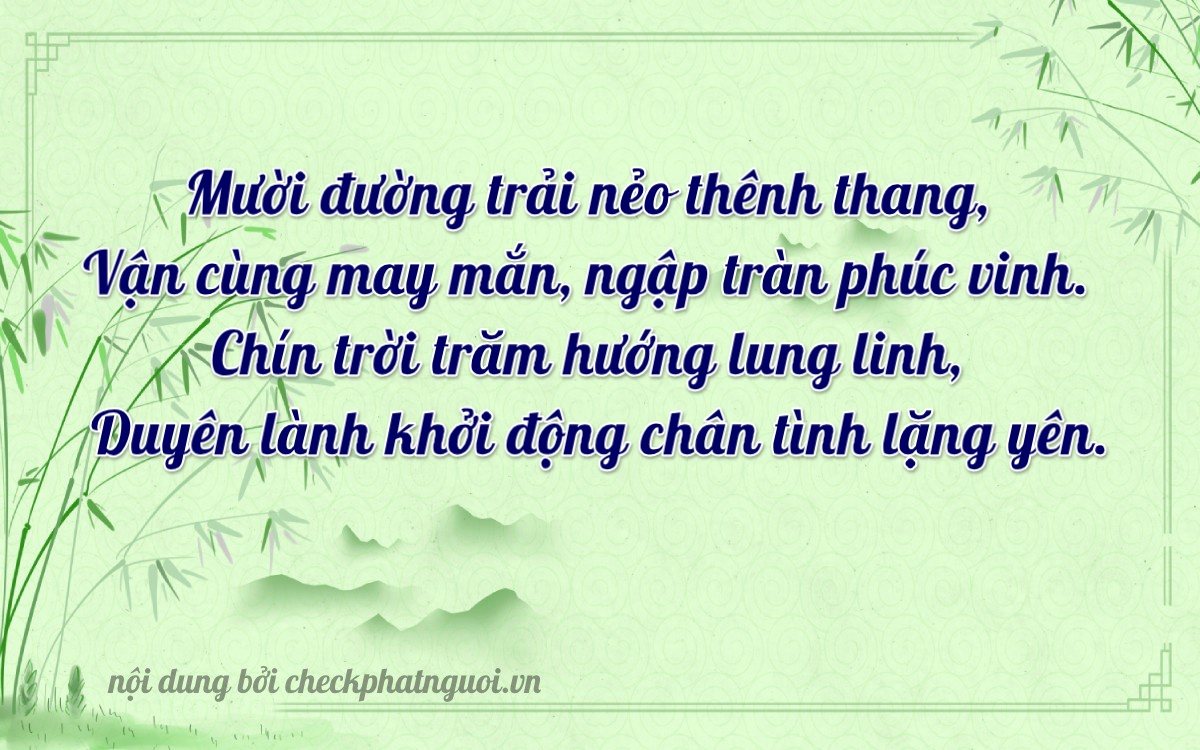 Bài thơ ý nghĩa cho <b>biển số 30Z-11930</b> tại website checkphatnguoi.vn