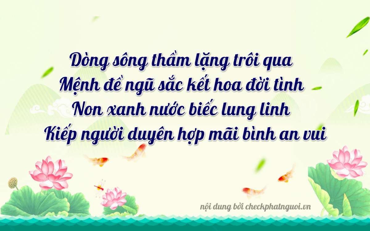 Bài thơ ý nghĩa cho <b>biển số 32637</b> tại website checkphatnguoi.vn