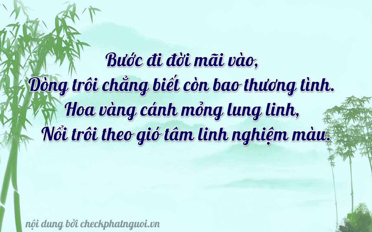 Bài thơ ý nghĩa cho <b>biển số 33R-20314</b> tại website checkphatnguoi.vn