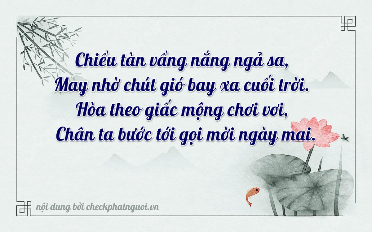 Bài thơ ý nghĩa cho <b>biển số 34044</b> tại website checkphatnguoi.vn